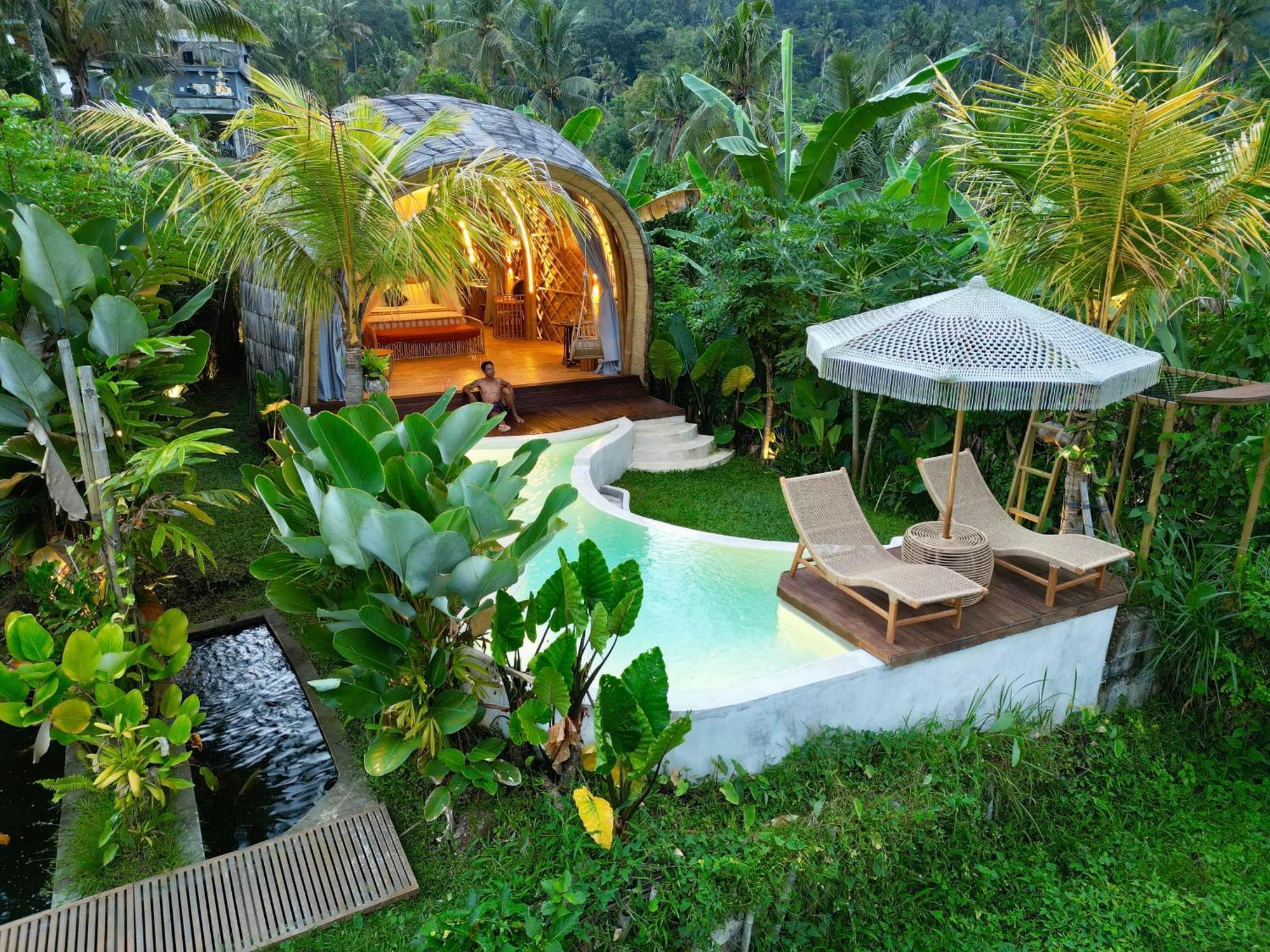 Gladak Di Uma Bali Bed and Breakfast Sidemen  Eksteriør billede